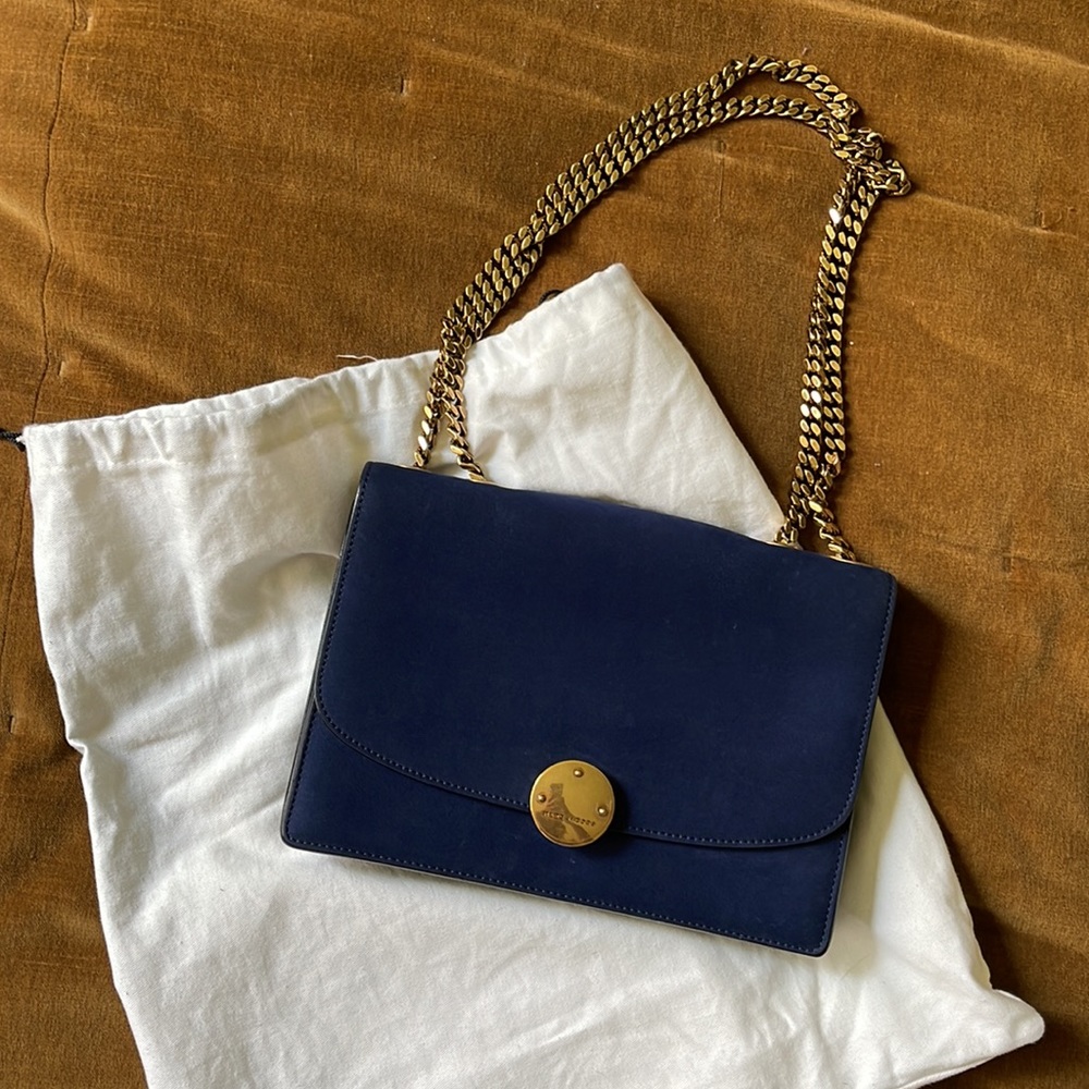 Marc Jacobs Suede Blue Trouble Bag